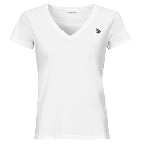 Textil Mulher T-Shirt mangas curtas U.S Polo Shirts Assn. BELL Branco