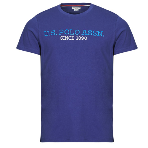 Textil Homem T-Shirt mangas curtas U.S soleil Polo Assn. MICK Marinho