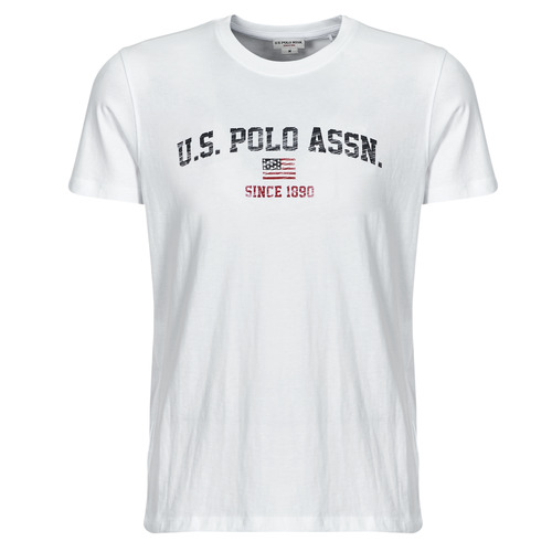Textil Homem T-Shirt mangas curtas U.S Polo Lauren Assn. MICK Branco