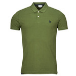 Polo Ralph Lauren Schmales Oxford-Hemd mit Polospieler-Logo und Button-down-Kragen in Kalkgrau