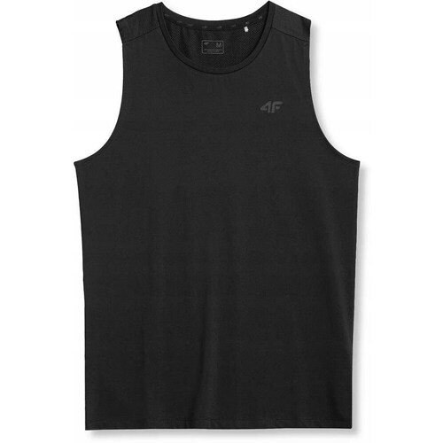 Textil Homem T-Shirt mangas curtas 4F 4FSS23TFTSM25820S Preto