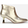 Sapatos Mulher Botins La Modeuse 67851_P157845 Ouro