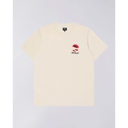 Textil Homem T-shirts e Pólos Edwin I032547.WHW.67 KAMIFUJI CHEST TS-WHISPER Branco