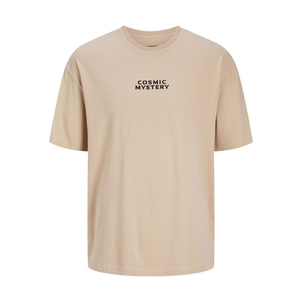 Textil Homem T-shirts e Pólos Jack & Jones 12257388 MISTERY-RUGBY TAN Castanho