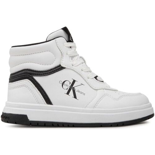 Sapatos Sapatilhas Calvin Klein milkmaid JEANS 80730-WHITE Branco