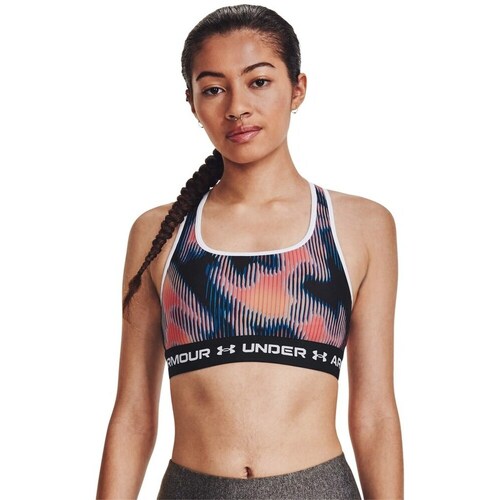 Under Armour Ua Crossback Mid Print Azul marinho, Cor de laranja