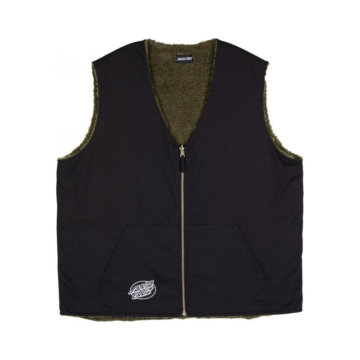 Textil Homem Casacos/Blazers Santa Cruz Hideout reversible vest Preto