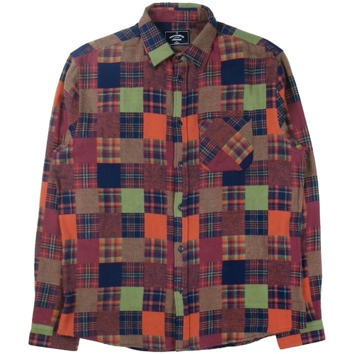 Textil Homem Camisas mangas comprida Portuguese Flannel Camisa OG Patchwork - Checks Multicolor