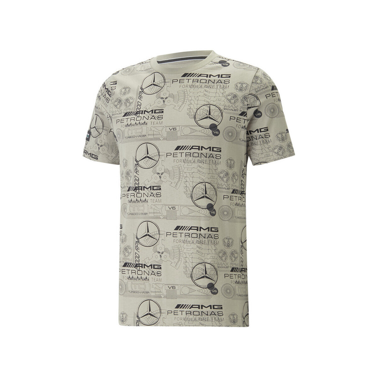 Textil Homem T-shirts e Pólos Puma  Cinza