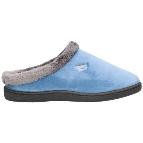 Sapatos Mulher Chinelos Roal Toalha de mesa Azul