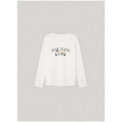 Textil Rapariga T-shirts e Pólos Pepe jeans PG503057-808-1-21 Branco