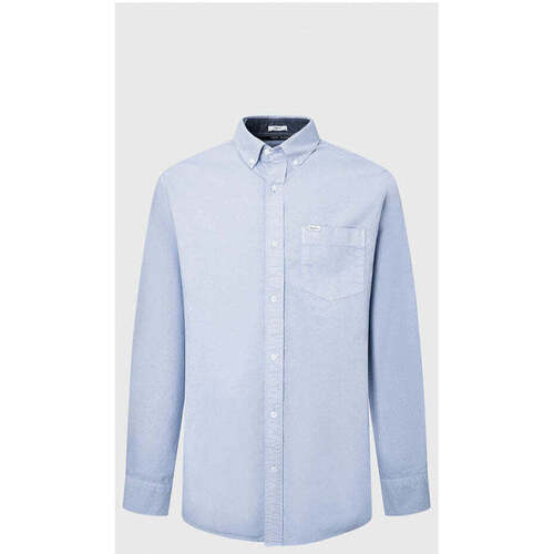Textil Homem Camisas mangas comprida Pepe jeans PM307753-504-3-1 Azul