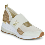 Tiger Tooth panelled colour-block sneakers White