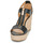 Sapatos Mulher Polo Ralph Lauren BERKLEY MID WEDGE Preto
