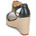 Sapatos Mulher Polo Ralph Lauren BERKLEY MID WEDGE Preto