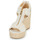 Sapatos Mulher Sandálias MICHAEL Michael Kors BERKLEY MID WEDGE Creme