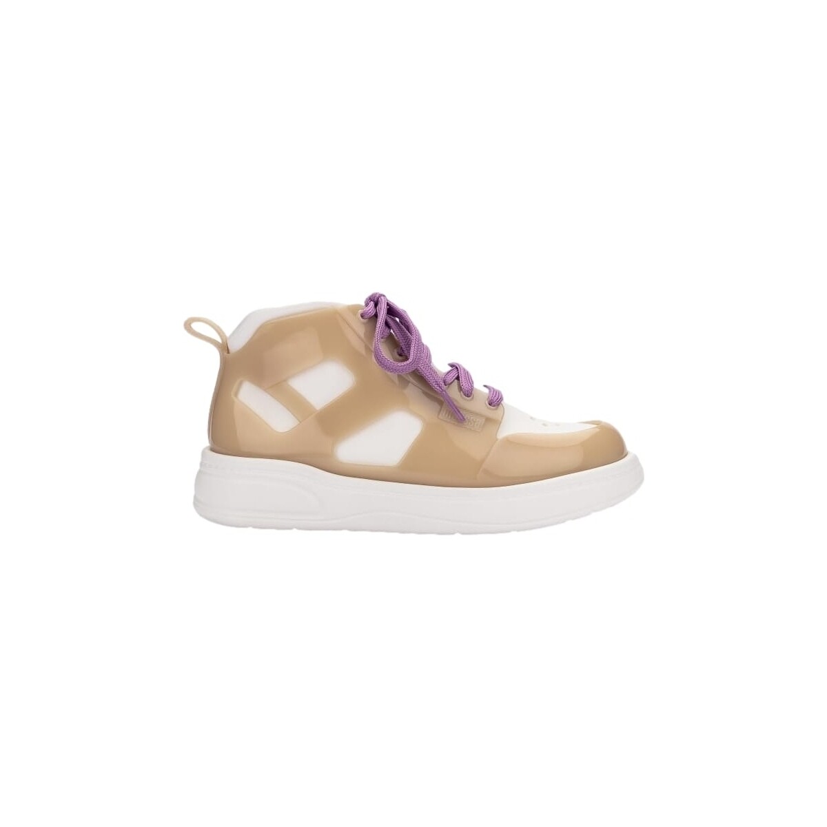 Sapatos Mulher Sapatilhas Melissa Sapatilhas Player Sneaker AD - Beige/White/Lilac Bege