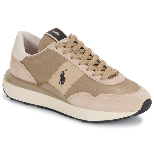 Sapatos Sapatilhas Trainers Polo courtes RALPH LAUREN Theron IV Ps RF103429 M Navy Paperwh TRAIN 89 PP Bege