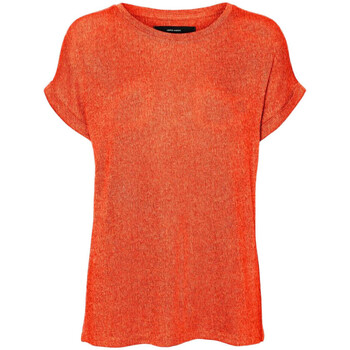 Textil Mulher T-shirts e Pólos Vero Moda  Laranja