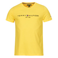 Textil Homem T-Shirt mangas curtas Tommy Hilfiger TOMMY LOGO TEE Amarelo