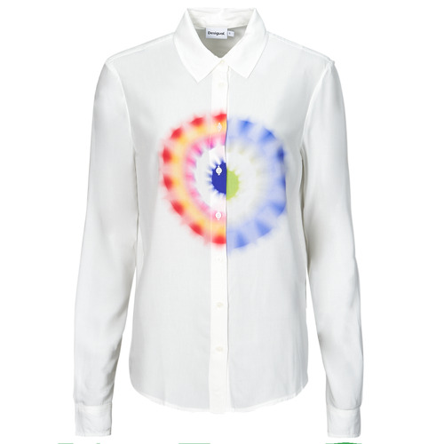 Textil Mulher camisas Desigual CAM_OHM Holland / Multicolor