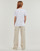 Textil Mulher T-Shirt mangas curtas Desigual TS_DAMASCO Branco