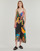 Textil Mulher Vestidos compridos Desigual SWIM_SELVA Preto / Multicolor