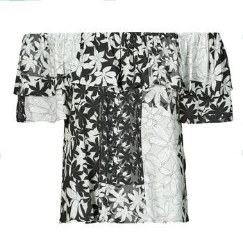 Textil Mulher Viscosa / Lyocell / Modal Desigual BLUS_ANAÏS Preto / Branco