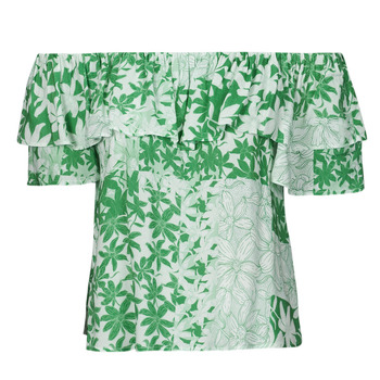 Textil Mulher Viscosa / Lyocell / Modal Desigual BLUS_ANAÏS Branco / Verde