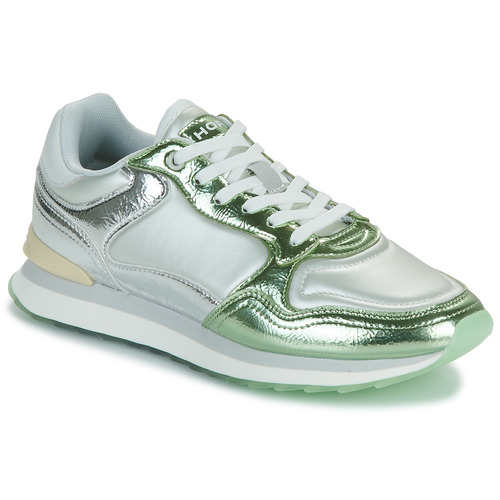 Sapatos Mulher Sapatilhas HOFF IRON Verde / Prata / Branco
