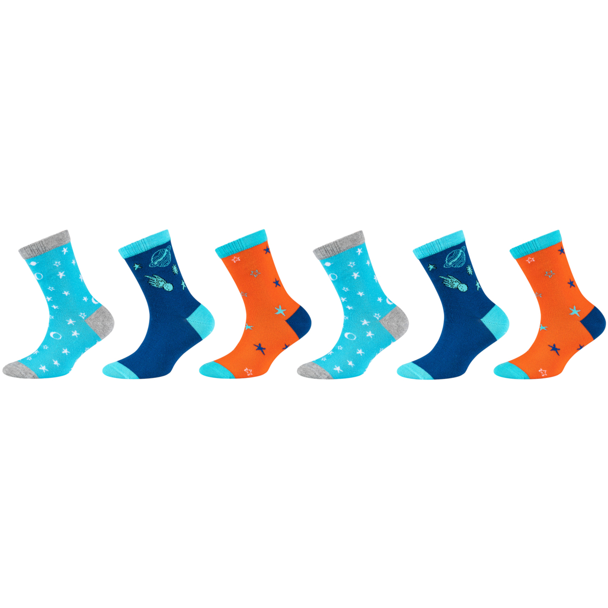 Acessórios Rapaz Meias Skechers 3PPK Boys Casual Patterned Socks Multicolor