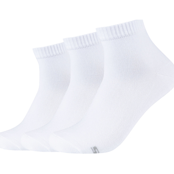 Acessórios Homem Meias Skechers 3PPK Basic Quarter Socks Branco