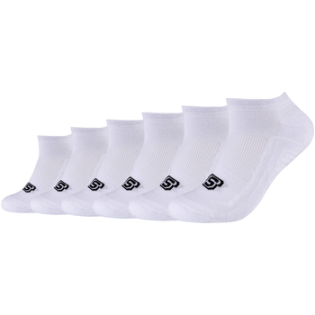 Acessórios Meias Skechers 2PPK Basic Cushioned Sneaker Socks Branco