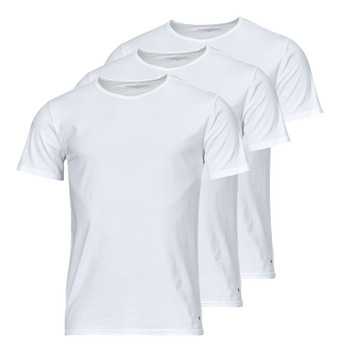 Textil Homem T-Shirt Grenoble mangas curtas Tommy Hilfiger STRETCH CN SS TEE 3PACK X3 Branco