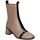 Sapatos Mulher Botins Revel Way BOTINES DIVINITY SHOES 85676B MODA JOVEN CAMEL Castanho