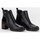 Sapatos Mulher Botas Desiree Botines  en color negro para Preto