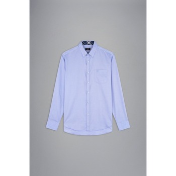 Textil Homem Camisas mangas comprida Paul & Shark 40096-28094 Azul