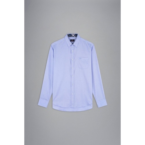 Textil Homem Camisas mangas comprida Paul & Shark 13313000JB Azul