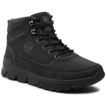 Sapatos Homem Sapatilhas de cano-alto Big Star MM174016 Preto