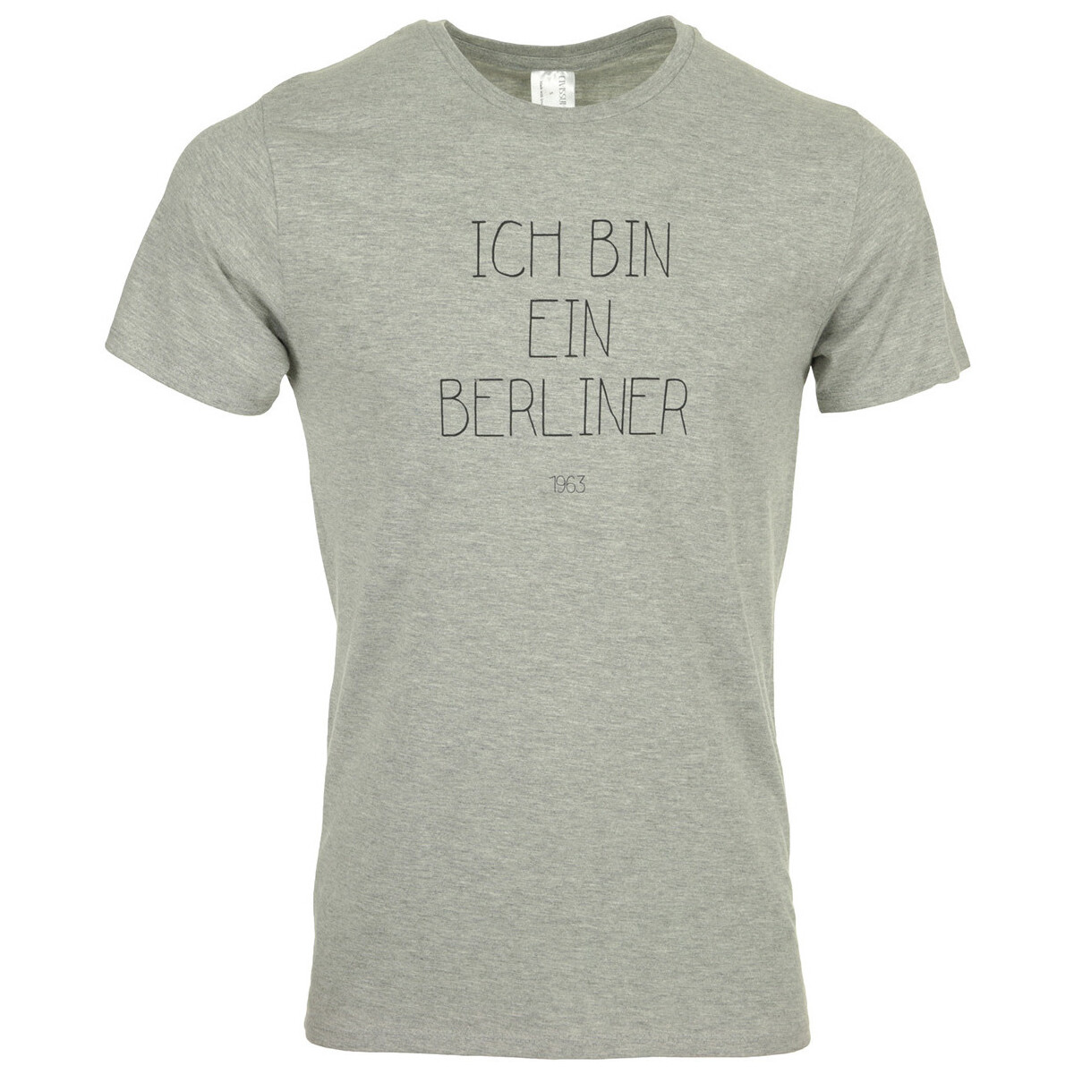Textil Homem T-Shirt mangas curtas Civissum I Bin Ein Berliner Cinza