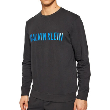 Textil Homem Sweats Calvin Klein WITH JEANS  Preto