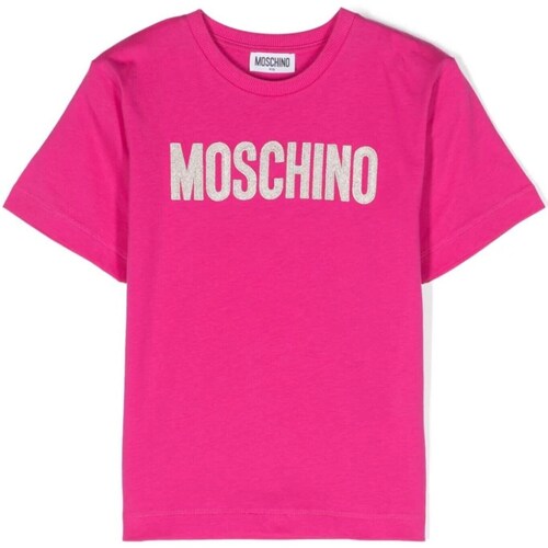 Textil Rapariga T-Shirt mangas curtas Moschino HDM060LAA10 Outros