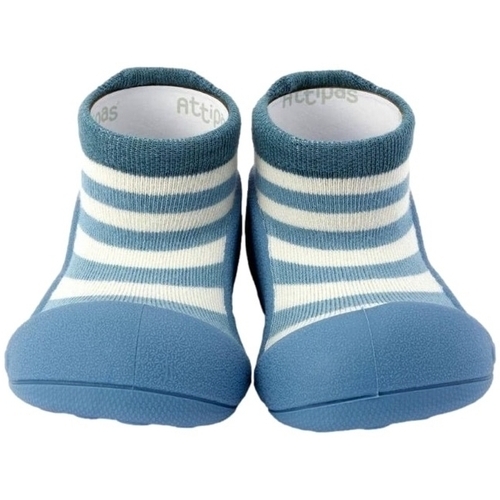 Sapatos Criança Pantufas bebé Attipas Stripes - Blue Azul