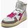 Sapatos Mulher Sapatilhas Diadora 17889.C2034 MI BASKET-BIANCO/ROSSO/FUCSIA Branco