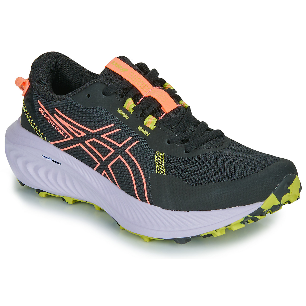 Sapatos Mulher Running Asics GEL-EXCITE TRAIL 2 Preto / Laranja