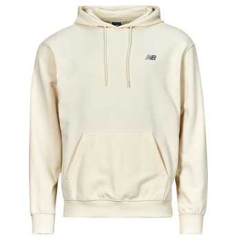 New Balance BRUSHED SMALL LOGO HOODIE Bege