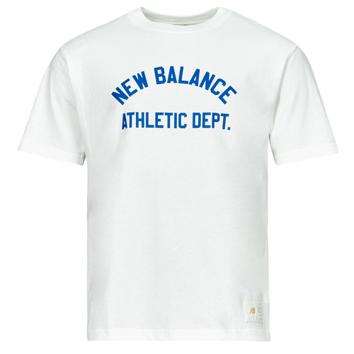 Textil Homem T-Shirt mangas curtas New Balance ATHLETICS DEPT TEE Branco