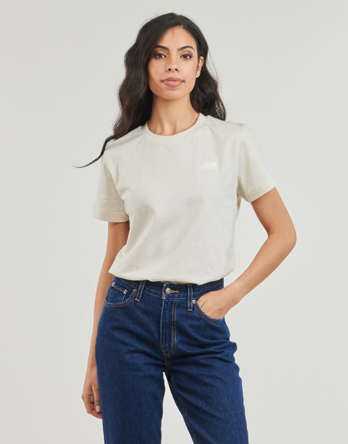 New Balance SMALL LOGO T-SHIRT Bege