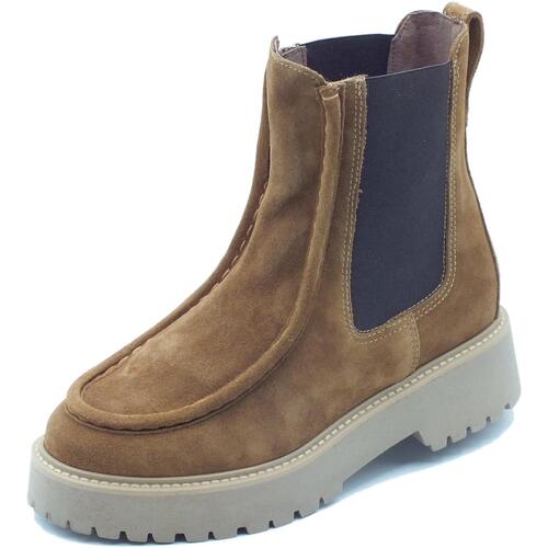 Sapatos Mulher Botas baixas NeroGiardini I308000D Velour Castanho