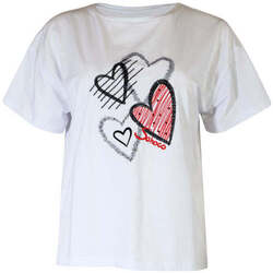 Textil Mulher T-shirts e Pólos Sahoco SH2303446A-1-1 Branco